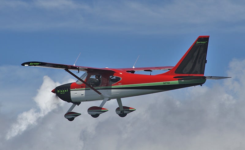 Glasair_Sportsman-Diesel-in-flight