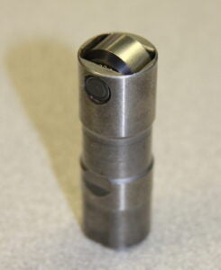 Lycoming’s Roller Tappet doesn’t slide on the Cam lobe – the roller moves over it.