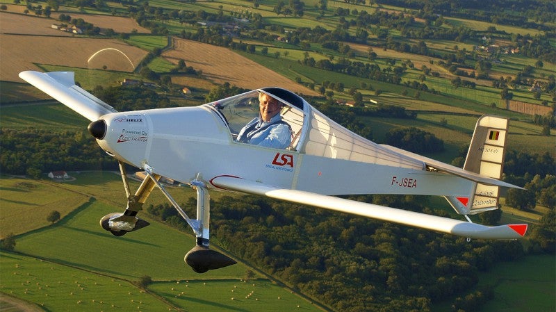 Jean-Luc Soullier in Colomban MC-30 with which he conquered FAI electric speed and altitude records.  He’s after even bigger achievements in his solar-electric Duckhawk.