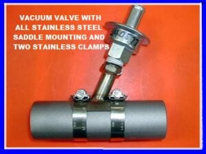 Saddle Mount & Vacuum Valve