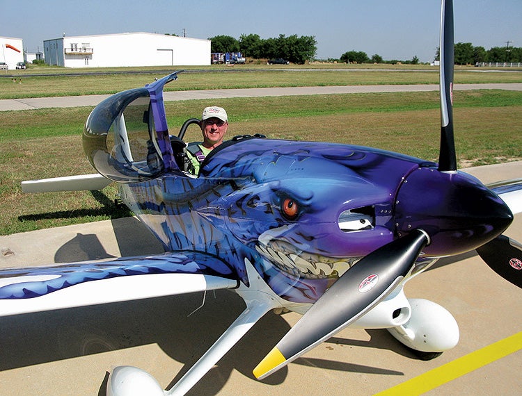 Paul Dye in his RV-3