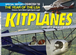 Kitplanes November 2006 cover