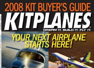 Kitplanes December 2007 cover