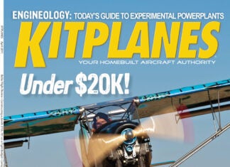 Kitplanes April 2011 cover