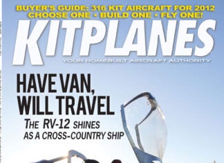 Kitplanes December 2011 cover