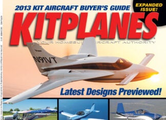 Kitplanes December 2012 cover