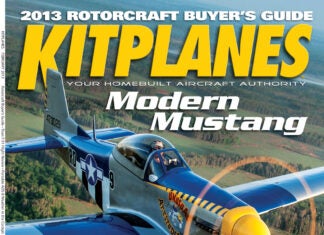 Kitplanes February 2013 cover