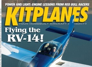 Kitplanes March 2013 cover