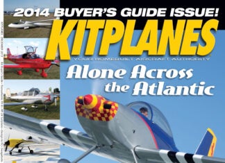 Kitplanes December 2013 cover