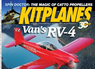 Kitplanes August 2014 cover