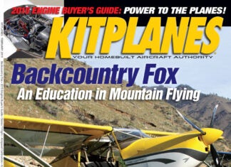 Kitplanes February 2015 cover