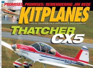 Kitplanes April 2016 cover