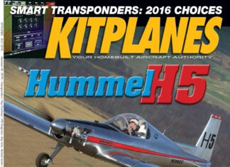 Kitplanes July 2016 cover