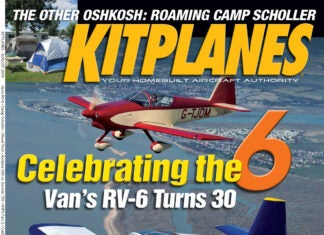 Kitplanes August 2016 cover