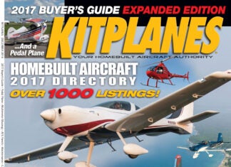 Kitplanes December 2016 cover