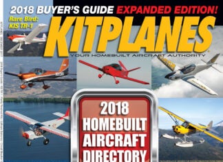 Kitplanes December 2017 cover