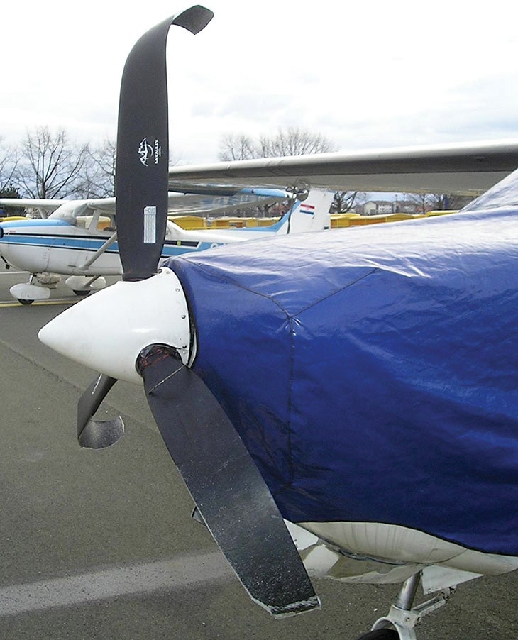 damaged propeller