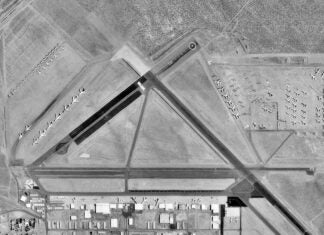 Mojave airport aerial image