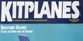 Kitplanes June 1992 cover