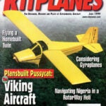 Kitplanes June 1999 cover.