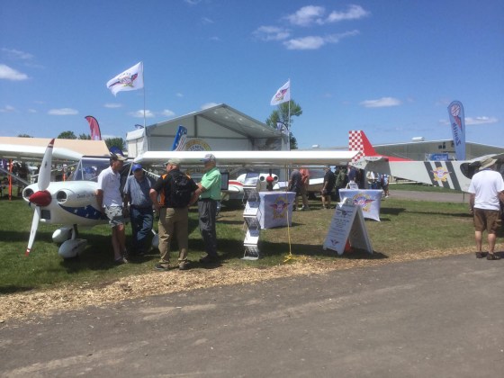 vendors set up at oshkosh 01
