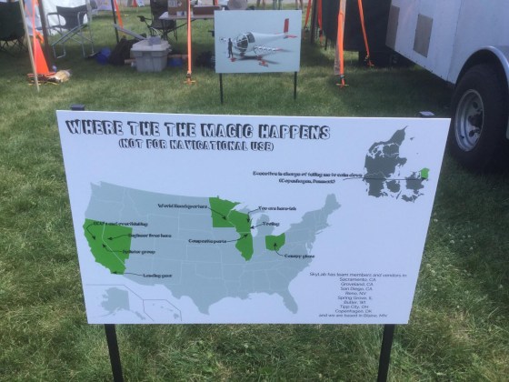 vendors set up at oshkosh 13