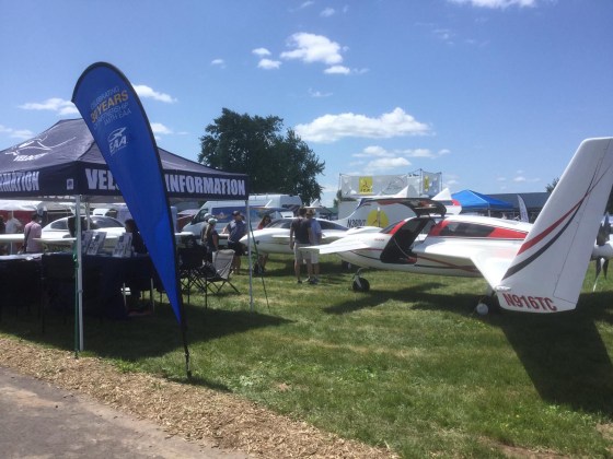 vendors set up at oshkosh 15