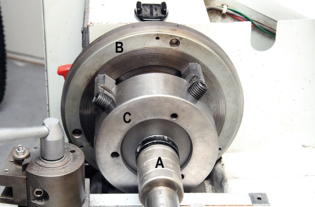 Photo 8 clamping on center ABC with layers
