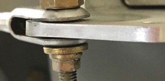 Wrong Rudder Cable Nut and Missing Cotter Key