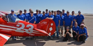 BARC poses for a class photo at the Roswell Pylon Racing School.