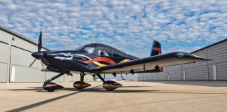 Lietzan RV-10 with the elaborate paint job