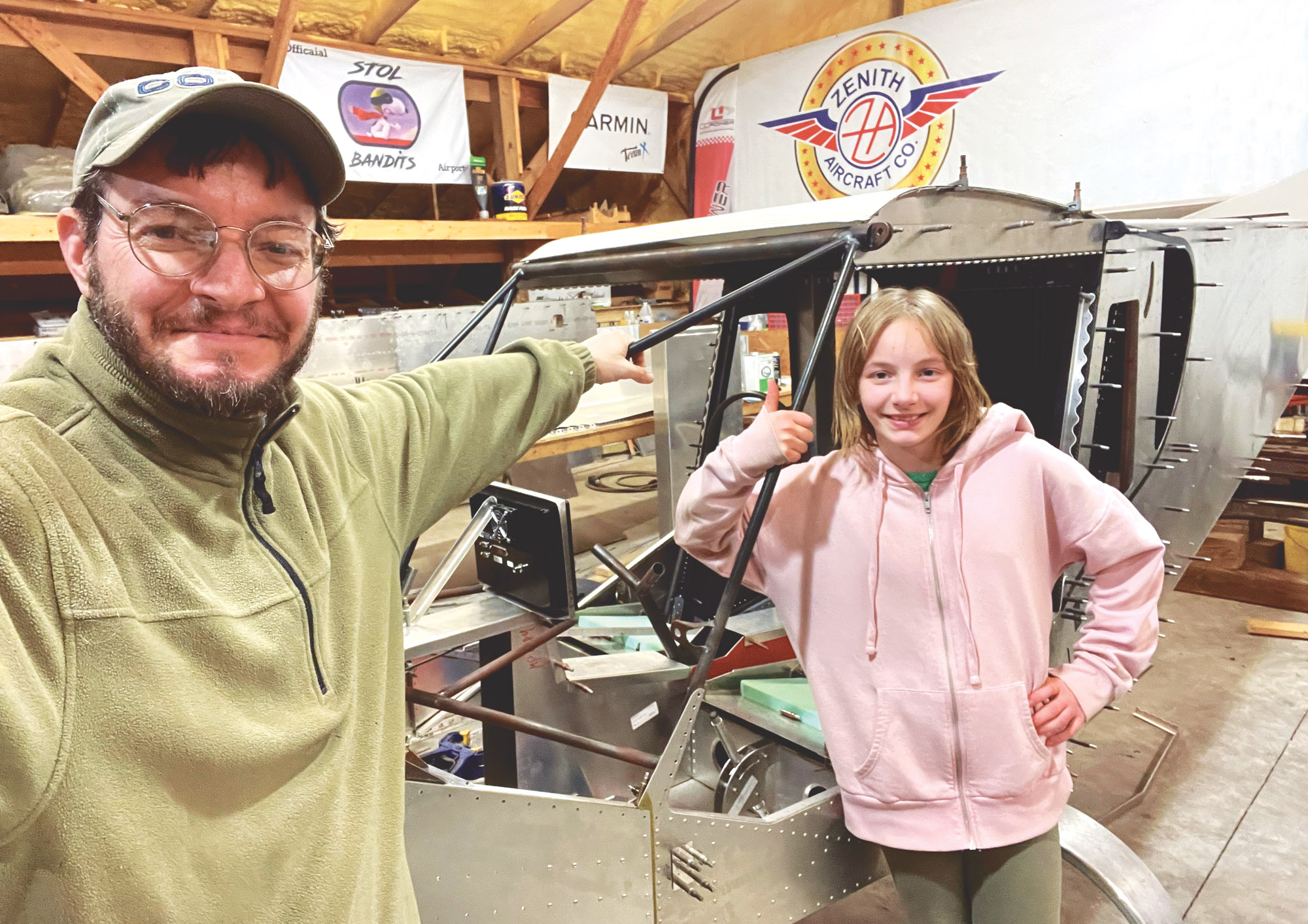 Humberd and his daughter posing with the 750 SDXtreme.