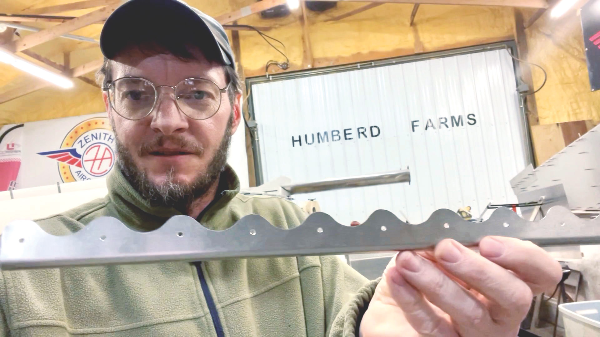 Friday is seafood day! More scalloped aluminum to save weight.