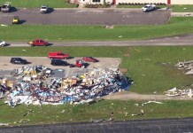 tornado damaged the london, kentucky airport, including kolb aircraft