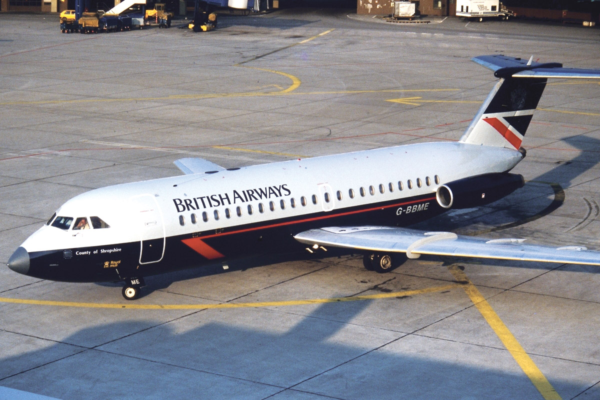 British Aerospace BAC One Eleven British Airways G BBME DUS Dusseldorf Duesseldorf International Germany PP1361872924