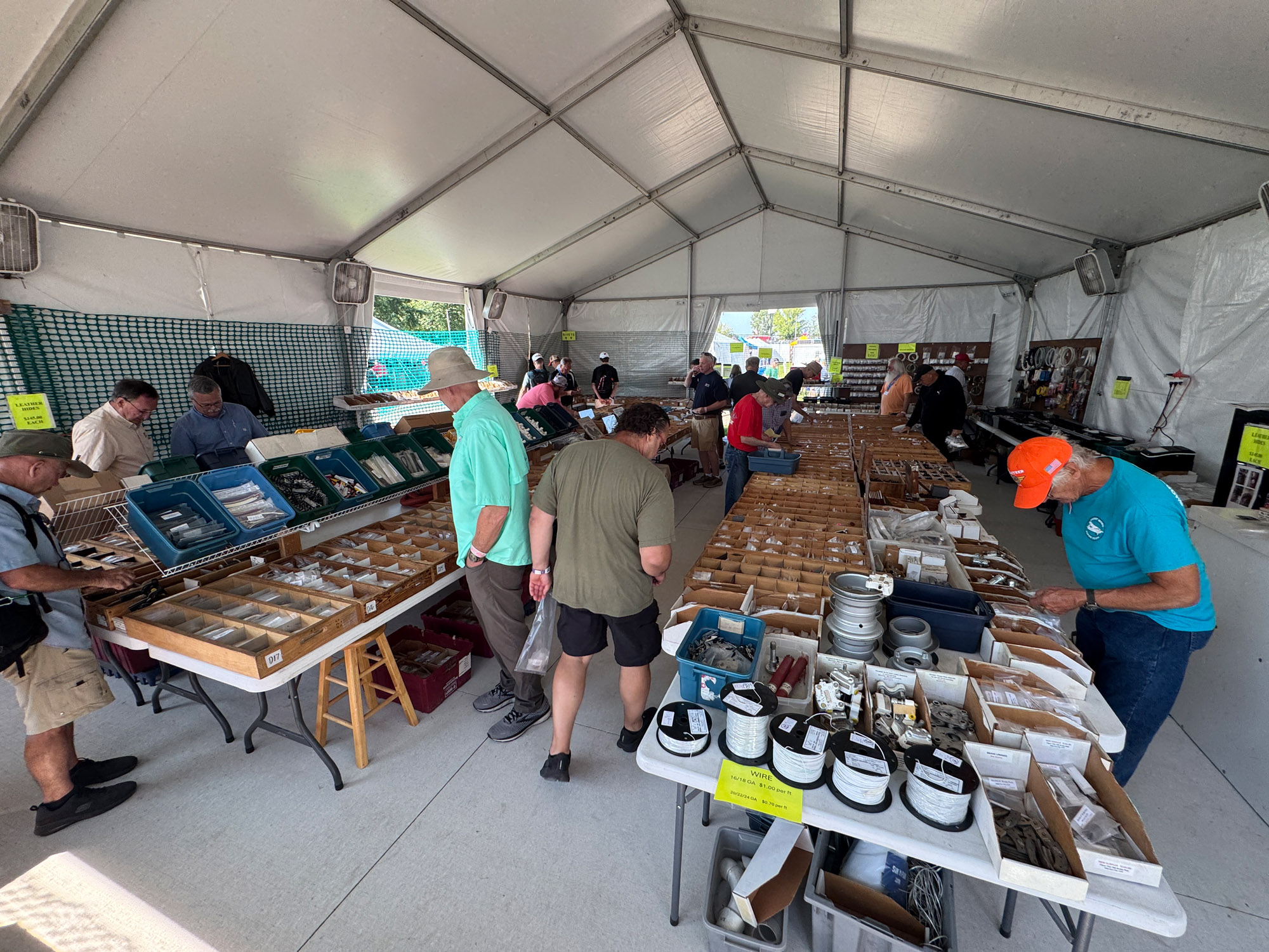 B&B Aircraft Supply tent