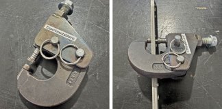 squeezer yoke for tight spaces