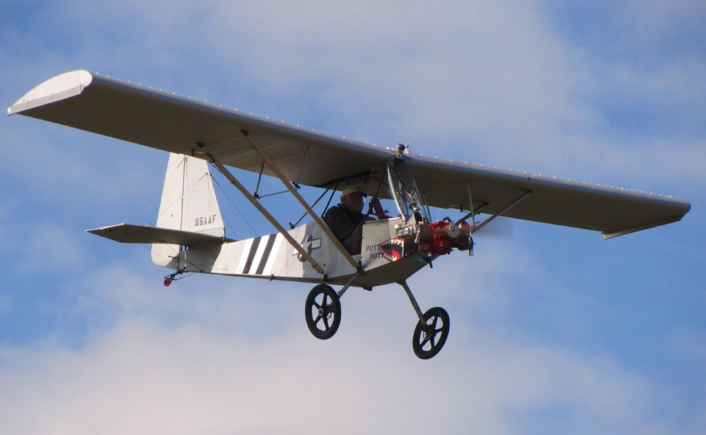 Legal Eagle in flight powered by the Better Half VW V-twin. [Credit: Legal Eagle Airplane]