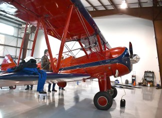 1936 Model 75 Boeing Stearman, s/n 003 now CF-TCQ. [Credit: Mike Davenport]