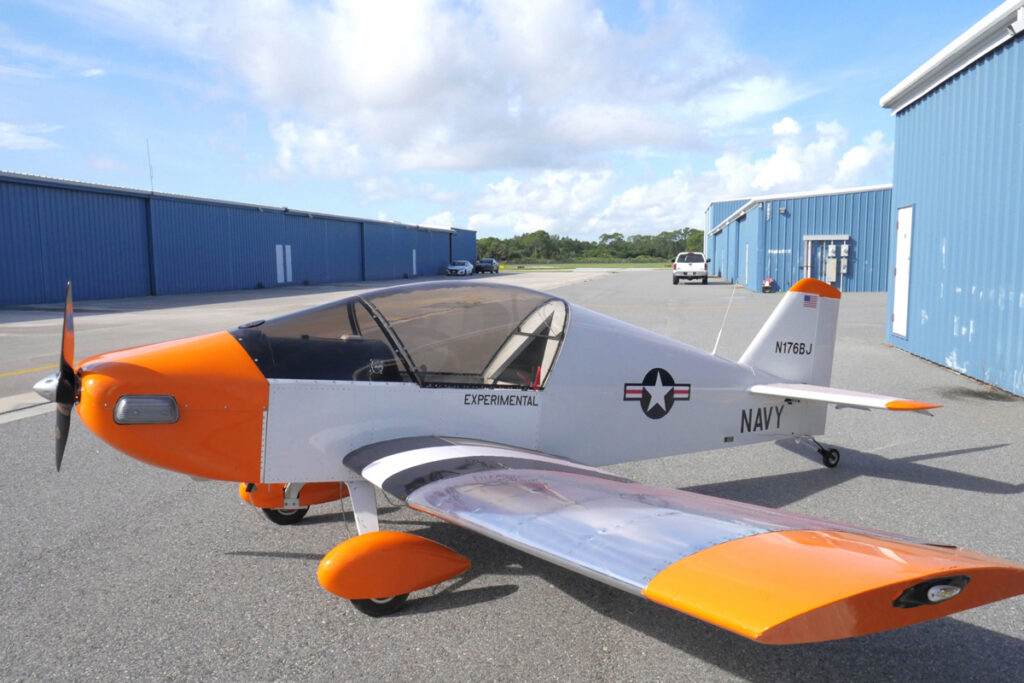 Wilson’s completed Onex proudly perched on the ramp.