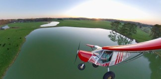 Humberd and his daughter using the 701 for some farm duty transportation. [All Images Credited to Jon Humberd]