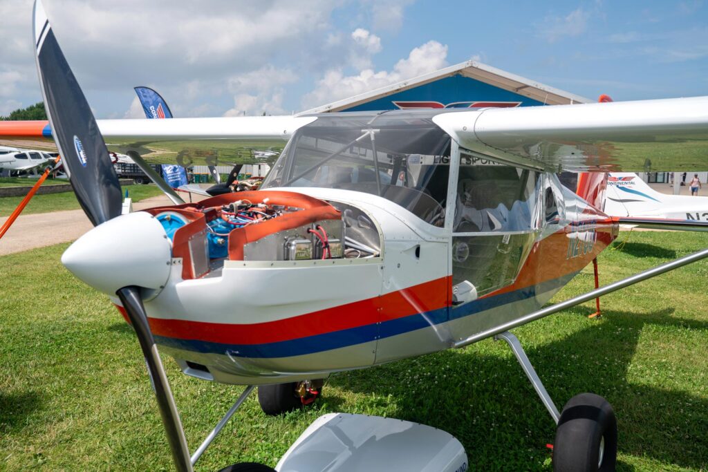 The Continental IOX-340 in Mike Demuth’s Rans S-21 on display at Oshkosh 2025. [Credit: Continental Aerospace Technologies]